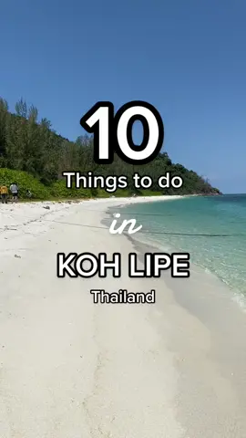 10 Things to do in Koh Lipe, Thailand 📍 Koh Lipe is an incredibly beautiful small island, that is in extremely Southern Thailand and close to Malaysia, with white sand beaches and clear blue water! #kohlipe #kohlipe2023 #travelthailand #explorethailand #thailand2023 #southernthailand #thaiislands #thailandislands #souththailand #backpackingthailand #backpackingsea #southeastasia 