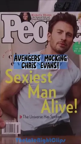Avengers mocking Chris Evans! #chrishemsworth #chrisevans #avengers #marvel #shorts #foryou