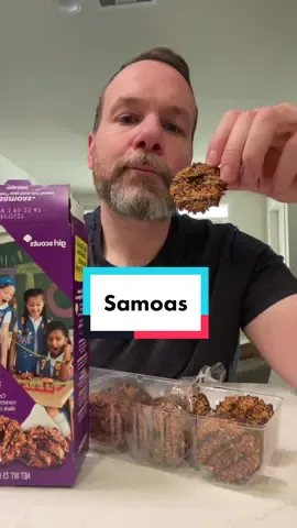 Samoas are, by far, the superior Girl Scout Cookie! #girlscoutcookies #girlscoutcookie #samoascookies #samoas #cookietok #cookies #letsgiveematry 