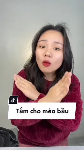 Bạn có tắm cho mèo bầu không ?  #meo #thaomeo #dcgr #hanapet 