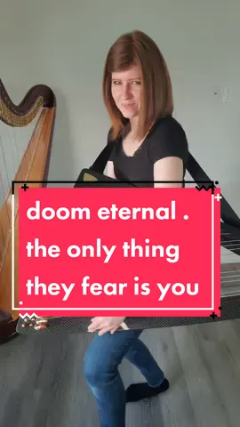 Replying to @thealmightyspank3 I had a lot of fun playing this!! but that rhythm 😵 #doom #doometernal #TheOnlyThingTheyFearIsYou #videogames #videogamemusic #harptok #ELECTRICharptok #electricharp #harp #music #salviharps #deltaharp #lyonhealyharps @SalviHarps @lyonhealyharps 