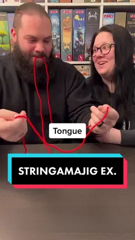 Stringamajig is an amazing party game that takes charades to a new level! #boardgames #charades #fun #couple 