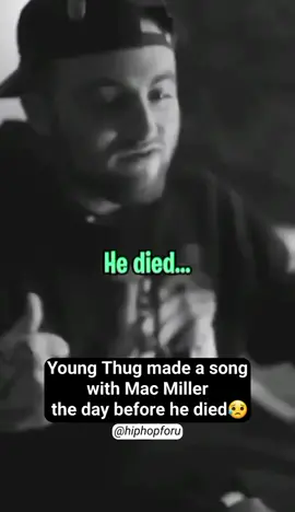 Thoughts? 🥺 #YoungThug made a song with #MacMiller the day before he died #hiphopforu #foryoupage #rap #viral #music #hiphop #edit #fyp 