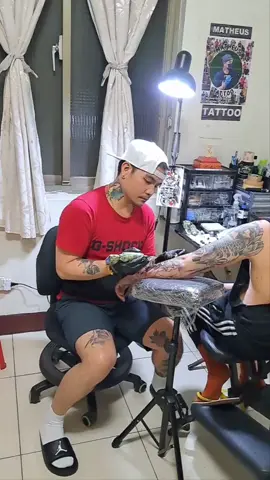 tera tattoo na po❤️❤️❤️half sleeve tattoo👍😊❤️💉Client design👍😊❤️💉#MatheusTattoo👍🇹🇼💉 #MatheusTattoo👍🇹🇼💉 #teratattoonapo😊❤️💉 