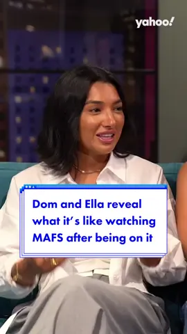 #DomenicaCalarco and #EllaDing reveal what it’s like watching #MAFS after being on it 👀💍🌹 #marriedatfirstsight #mafsau #mafsaus #marriedatfirstsightau #australia #marriedatfirstsighttok #yahooaustralia 