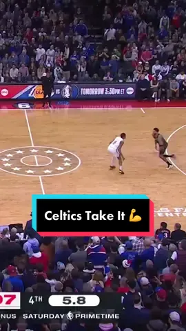 WHAT AN ENDING IN PHILLY 💥 #NBA #sports #basketball #sixers #celtics #jaysontatum 