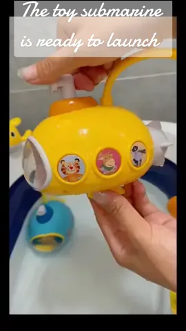 Here comes the baby submarine bath toyBaby#Bath #Toy