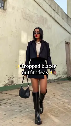 Cropped blazer outfit ideas - comment your favourite look #fashionstyleideas #fashionideass #croppedblazeroutfit #croppedblazers #youhavestyle #fyp 