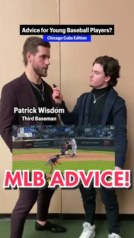 As high school baseball starts soon, the Cubs give their best advice! #MLB #baseball #sports #interview #athlete #cubs 