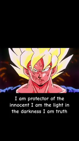 I am the light in the darkness, I am truth, ally to good, nightmare to you. #foryoupage #dragonballz #goku #speach #viralvideo 