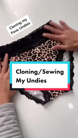 #sewing undies #panties by cloning them. Perfect Fit every time! #sewingtiktok #sewingtiktoks #patternmaking #patternmakingtutorial #sewwithgeri #geriinstitches #underwear 