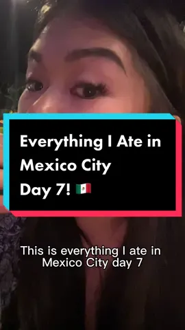 Last day of my eating adventures in Mexico City! I will be back soon! 🇲🇽🫶 #cdmxeats #cdmxfood #cdmxfoodies #cdmxfoodie #mexicocityfood #mexicocityfoodies #mexicocityfoodtour #cdmxcomida #cdmxlife #visitcdmx #visitmexicocity #cdmxtravel #mexicocitytravel 