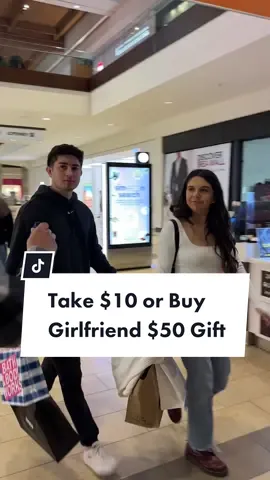 Would you take $10 or buy your girlfriend a gift for $50? #strangers (💡@johnrusanov)