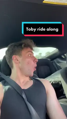 Taking my friend toby for a ride in my BOOSTED mustang 👀🚘 safely of course #mustang #cars 