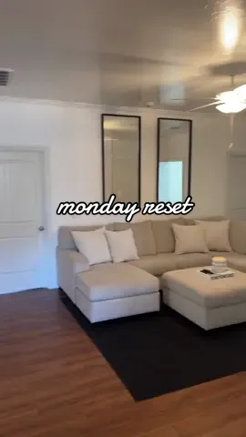 Monday reset 🫶🏻 #mondaymotivation #mondayreset #CleanTok #cleanwithme #cleaningtiktok #fyp 