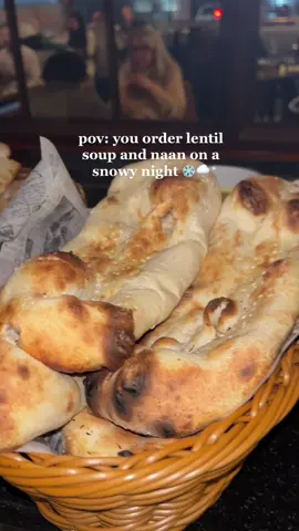 Best comfort food 🤍 📍#hillsofherat  #naan #lentilsoup #souptok #soupseason #soup #bread #breadtok #middleeastern #njhalal 