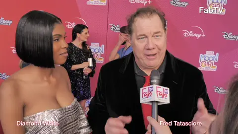 Diamond White & Fred Tatasciore Attend Disney's Moon Girl & Devil Dinosaur #fabtv  #disney #moongirlanddevildinosaur #fredtatasciore #diamondwhite