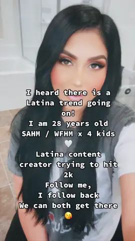 I follow back #latinatrendfollow #latinasoftiktok #latinacontentcreator #momof4 #sahm #wfhm #momlife #fyp #axeratiochallenge #followparty2023 