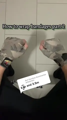 Antwort auf @Gambo How to wrap ur 3,5m box bandages #sXowtimesports #box #bandages #tutorial #fyp #fy #viral 