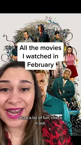 Here’s all the movies I watched in February and if you should watch them or not. #filmtok #whattowatch #bullettrain #knockatthecabin #magicmikeslastdance #greenscreen  