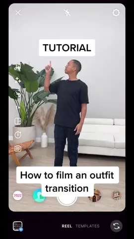 An easy way to spice up your next #OOTD reel ✨ Keep watching for tips from @dontaecatlett on how to film an outfit transition by yourself #creatortips #igcreators #transitiontutorial 
