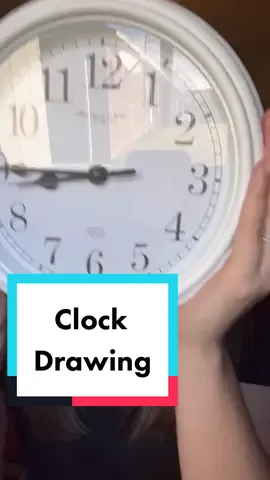 The clock drawing task is often a part of a cognitive screening or standardized assessment. It does not stand alone and cannot diagnose dementia. This is a screen which indicates if further testing is indicated.  Have you heard of the clock drawing task?  #vasculardementia #speechtherapy #occupationaltherapy #slp #alzheimers #dementia #lewybodydementia #memory #caregiver #dementiaawareness #frontotemporaldementia 