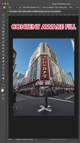 Content aware fill is my therapy — #photoshop #adobe #photography #japan #tokyo 