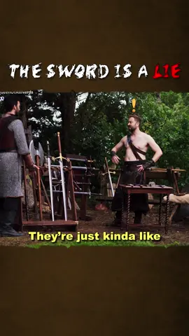 The sword is a lie