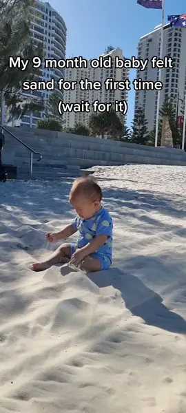 Went for a mini holiday with my baby.. Not filmed here - unstoppable crying and sand all over the face and head 🙃✨️