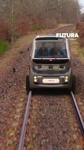 #WTF : ils ont inventé des voitures pour rouler sur des rails !? 🚂 #science 