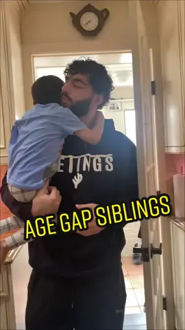 His big brother coming home is his favorite part of the day🥹