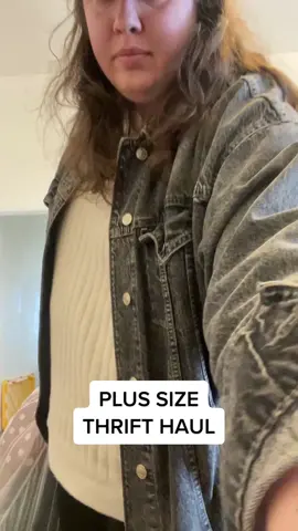 take a shot everytime I say cute #thrift #thrifthaul #plussize 