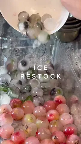 these mango cubes 🤤 #fyp #icerestock #gourmetice #gourmeticerestock #fruitice #amazonhome 