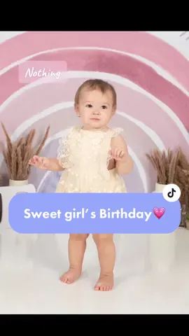 It is this sweet girl’s 1st birthday! So bittersweet! 🥺🥺💗Her cake cake smash sessiok turned out so cute!!💗 🎂 #MomsofTikTok #youngmom #momsunder25 #momcontent #momthings #momtok #momlife #sahmlife #momvideos #relatablemomcontent #momvideo #momcontentcreator  #bittersweet #firstbirthday #momofmultiples #greenscreen 