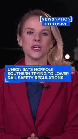 A union representing railway workers says Norfolk Southern is trying to use the #trainderailment in #EastPalestine, Ohio, to reduce safety regulations