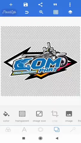 setiker Racing hasil pixelLab android... dan tentunya tidak pecah dong _ gom_part