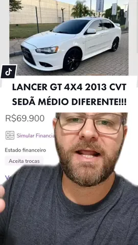 Lancer GT 2.0 16v 2013 com tração integral 4x4! Sem dúvida nenhuma, um dos carros mais perguntados! Veja também nesse vídeo o valor de algumas peças de desgaste e também o valor dos pneus, que na @PneuStore_oficial você encontra com os melhores preços e ainda tem o Cupom de 5% de desconto FACCINA !!! #lucasfaccina #instagram #tiktok #carros #pneustore 