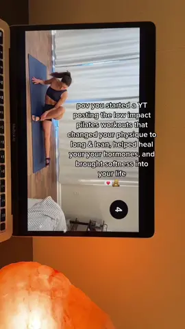 I’m starting up daily journals & cooking videos too 💗💗 #pilates #youtubepilates #youtubechannel #minivlogs #pilatesworkouts #fyp #pilatesbody #healing #softgirl #healinggirlera #hormonebalance #lowimpactworkout #thatgirl #wellness 
