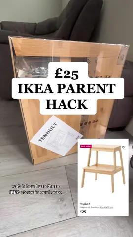 Ikea hack! These £25 Ikea stools are so useful in our house! As well as being a step for the kids to help with the cooking etc, they make the perfect little tables and chair! #ikeahack #momhack #parentinghacks #budgetingmum #fyp #foryoupage Ikea hack Ikea mom hack Ikea stool hacks 