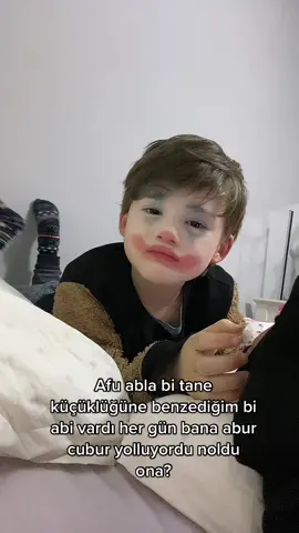 Artık başkalarına abur cubur yollicakmış ablacım 🫂