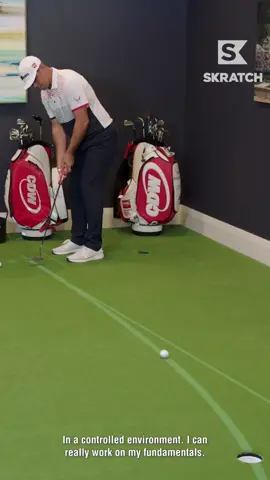 Gary Woodland using his #FullSwing #VirtualGreen. ⛳️🎯 #golf #golftiktok #fyp #putting #puttinggreen 
