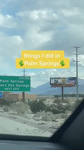 Still thinking about my trip to Palm Springs 🌵☀️