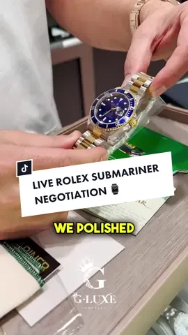 ROLEX SUBMARINER W\ A RETAIL CLIENT!  We at GLUXE Jewelers Buy, Sell, & Trade💰 Anyone interested in this 2 tone Submariner for the low low COME SEE G⌚️ • • #rolex #rolexsubmariner #gluxejewelers #explorepage #polished #buyselltrade #bestwatch #jewelers #miami #WatchCollection #mazal #dealmakers 