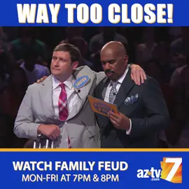 #FamilyFeud with #SteveHarvey | Way Too Close!