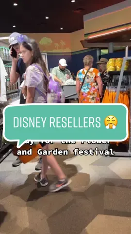It makes me angry to see people getting 10 bags and going on eBay and reselling them for triple the price. Like I do feel Disney does have to be a bit stronger with that. #disneymerchandise #disneyworld #epcot #epcotfestivals 