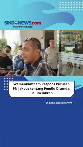 Wamenkumham Respons Putusan PN Jakpus tentang Pemilu Ditunda: Belum Inkrah #wamenkumham #respons #pnjakartapusat #pemilu2024