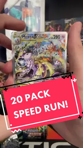 20 Packs Crown Zenith Speed Run! #pokemon #poke #pokemoncards #pokemontiktok #pokemoncommunity #pokemontcg #fyp #pokemongo #crownzenith Thanks @Bishova’s B***h 