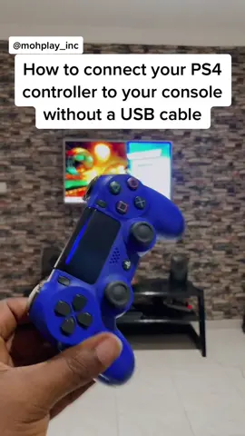 How to connect your PS4 Controller to your console without a USB cable.. #mohtutorials #mohplayinc #becausewelovegames #mohplay 
