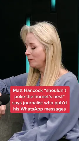 Isabel Oakeshott says she’ll “deploy the nuclear weapons” if Hancock contines to fight the pub’ of his messages. #news #whatsapp #politics #uk #2023 