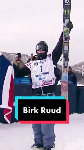 Birk Ruud doing Birk Ruud things! 🥇🥇🥇#ski #skiingvibes #skiingvideos #fis #skitok #skitalk #wintersport #birkruud #bakuriani #slopestyle 